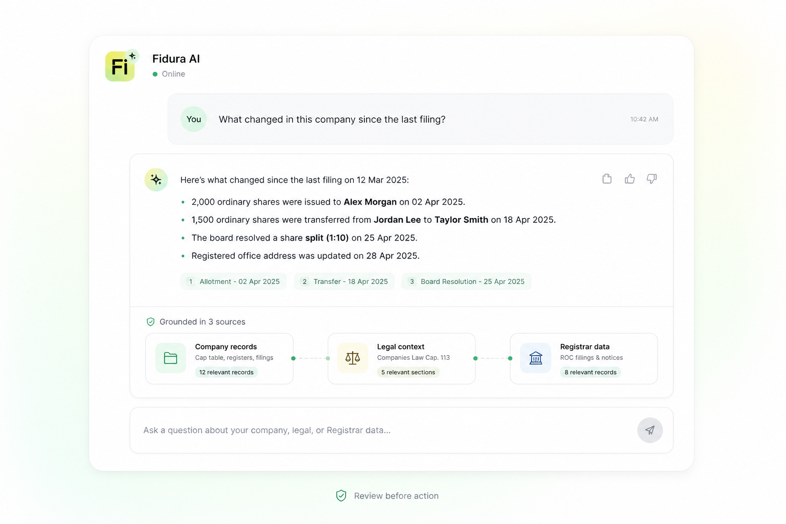 Fidura AI assistant hero